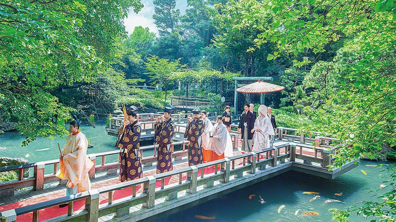 東郷神社での本格神前式