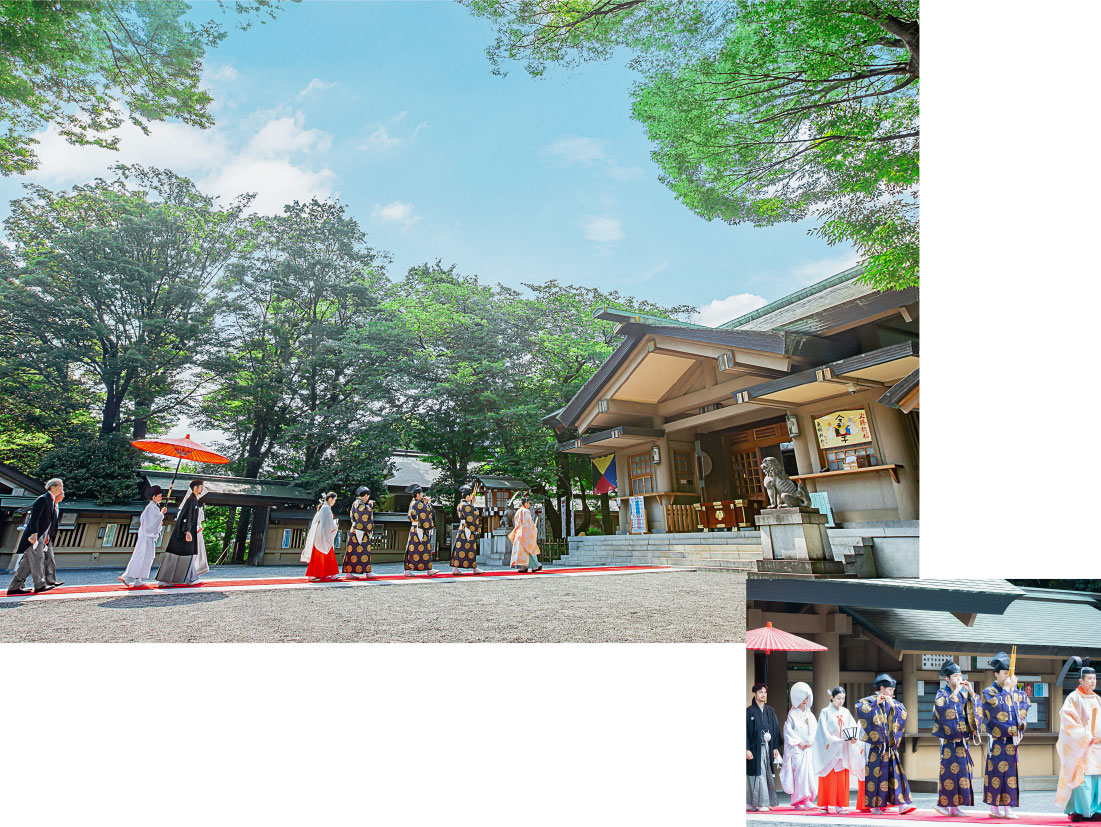 東郷神社挙式の特徴