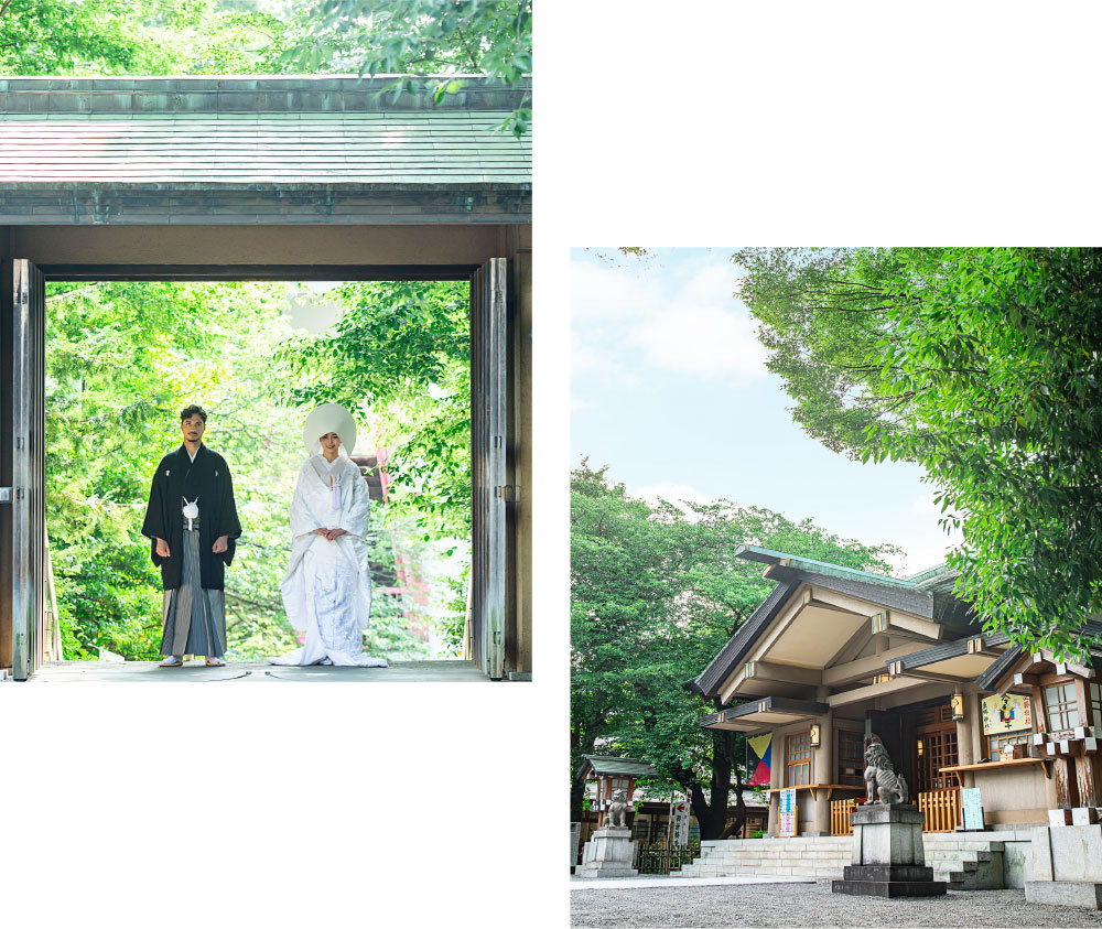 東郷神社での挙式